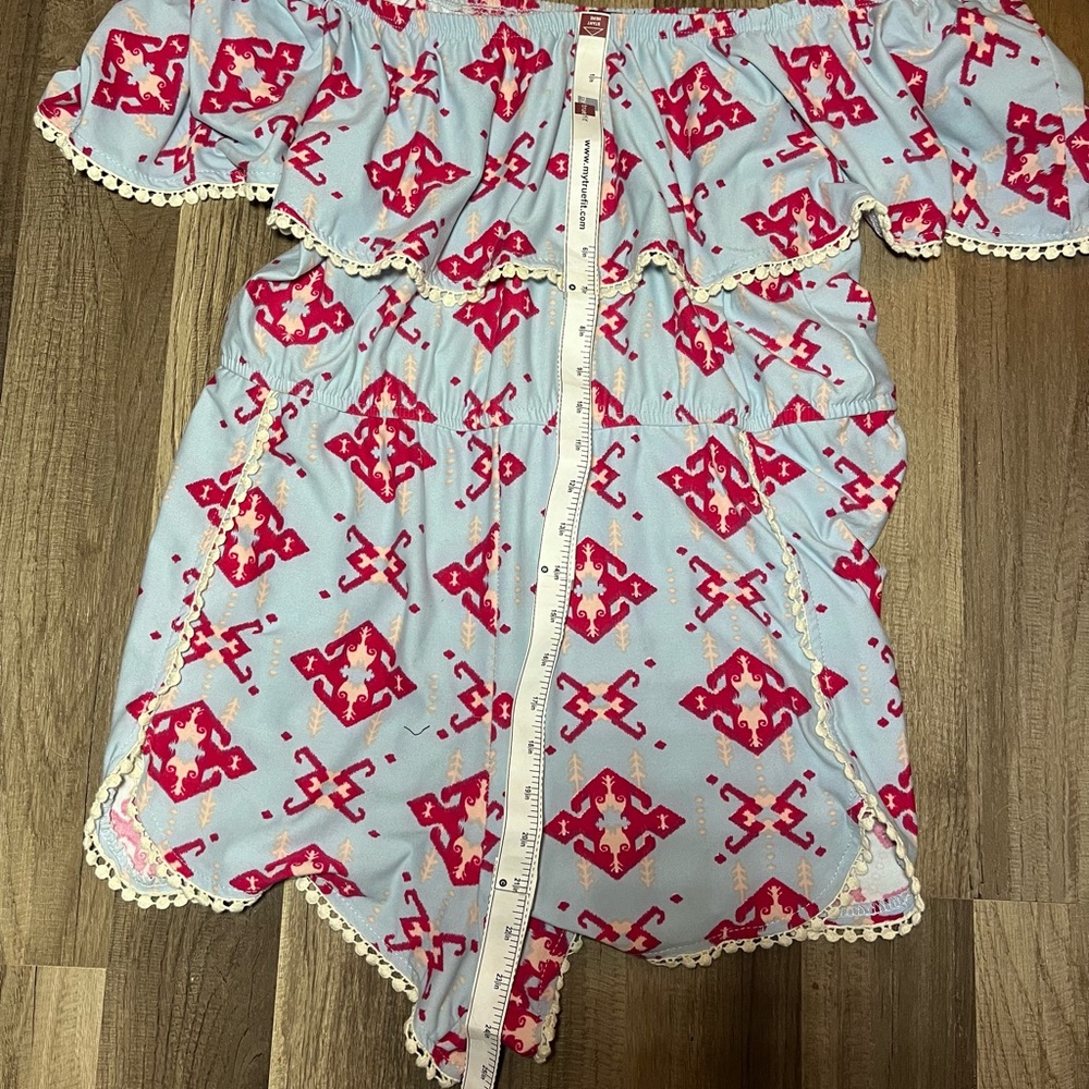 JUSTIFY Off The Shoulder Romper SZ XL - Picture 8 of 9